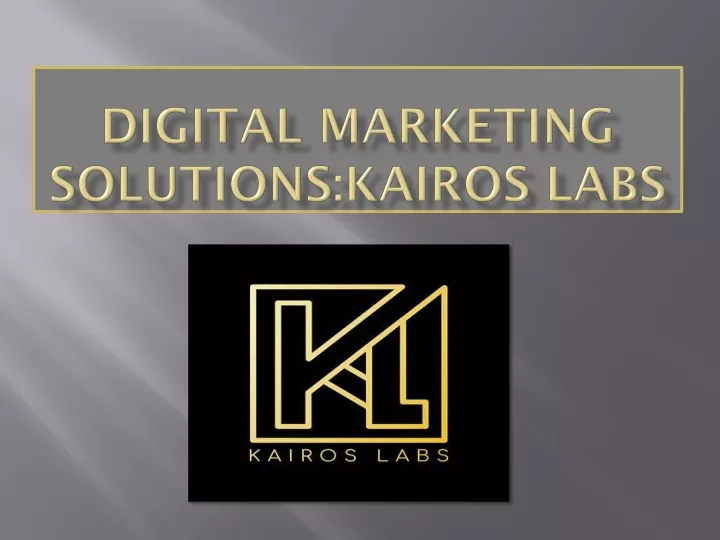 digital marketing solutions kairos labs