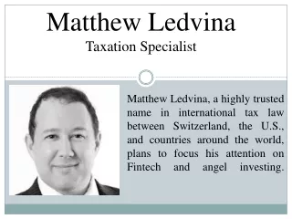 Matthew’s Authoritative Approach Towards Fintech