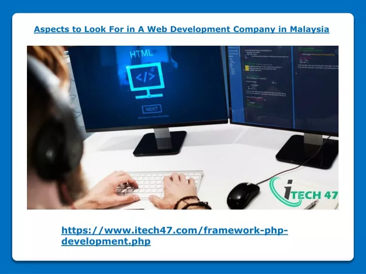 aspects to look for in a web development company