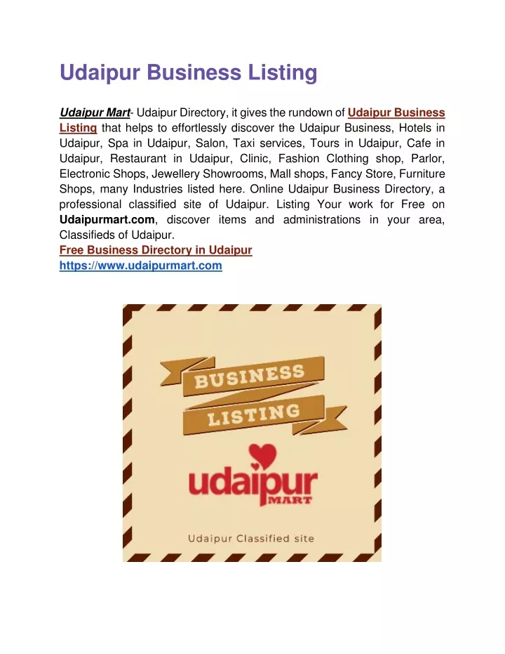 udaipur business listing udaipur mart udaipur