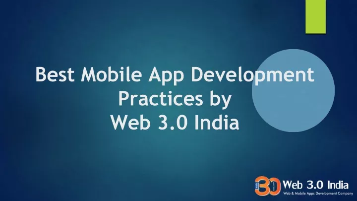 best mobile app development practices