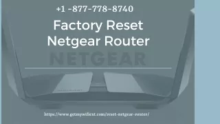 Simple Tricks to Reset Netgear Router