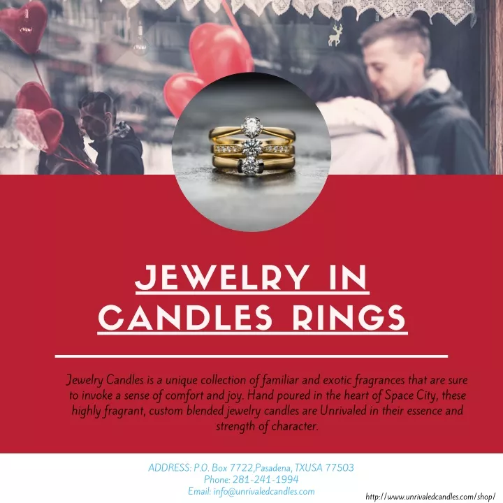 jewelry in candles rings