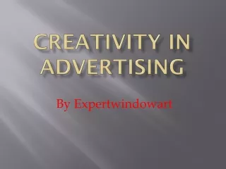 Creative Advertising by Expertartwindow