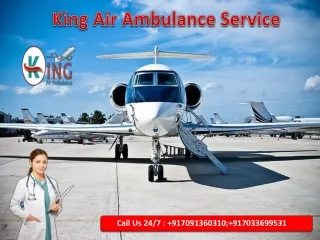 King Air ICU Ambulance Service in Guwahati