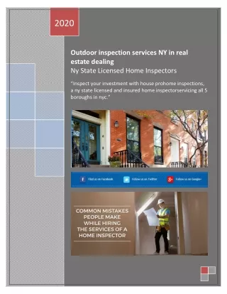 Ny State Licensed Home Inspectors