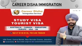 Best Study Visa Consultants in Jalandhar-Career Disha Immigration