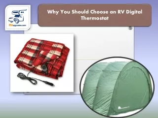 Why You Should Choose an RV Digital Thermostat