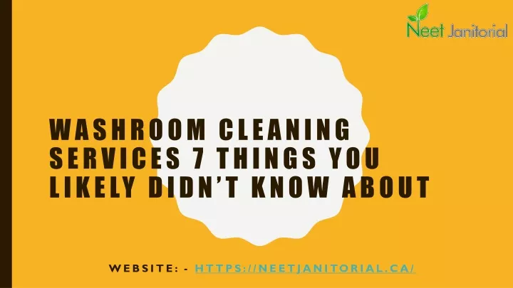 washroom cleaning services 7 things you likely didn t know about