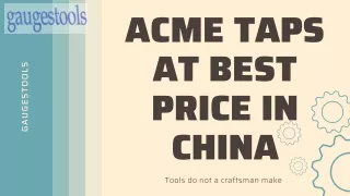 Acme Taps At Best Price In Hubei