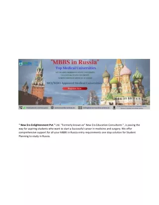 Why study MBBS in Russia
