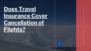 Do I Need Travel Cancellation Insurance