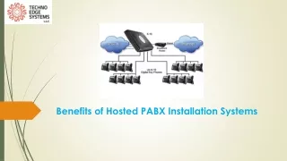 Benefits of hosted PABX installation Systems