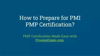 PMI PMP Project Management Certification | Get Ready to Crack