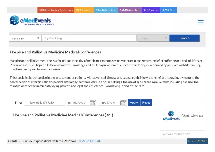 150 043 medical conferences