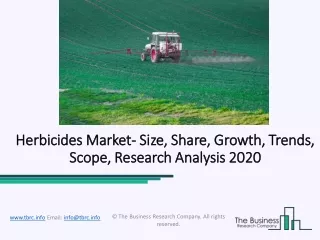 Herbicides Market Booming By Size, Revenue, Trends and Top Companies 2023