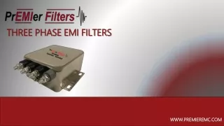Three Phase EMI Filters - Premier Filters