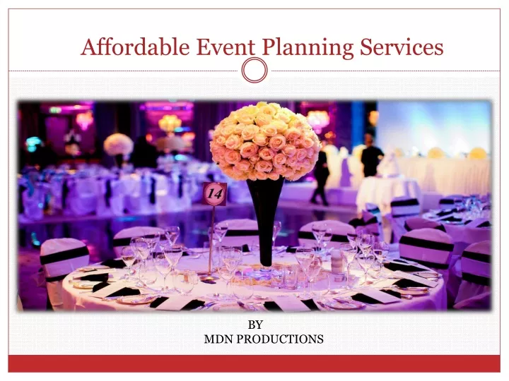 affordable event planning services