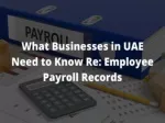 What Businesses in UAE Need to Know Re: Employee Payroll Records - slide 1