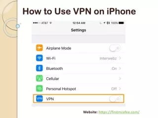 How to Use VPN on iPhone