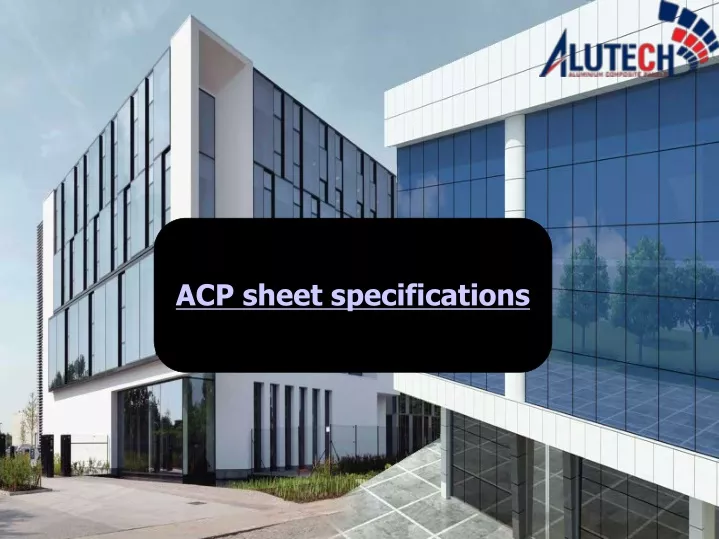 acp sheet specifications