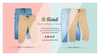 Turtell Kids Jeans - Slim Fit Jeans for Boys & Toddlers
