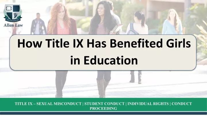 how title ix has benefited girls in education