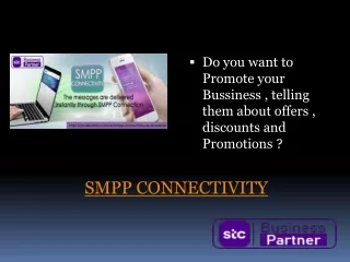 Saudi Bulk SMS provides you the best SMPP connectivity service.