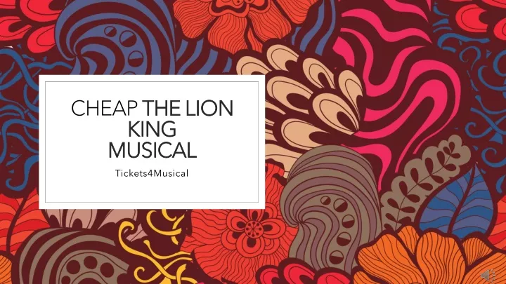cheap the lion the lion king king musical musical