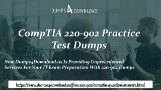 220-902 Exam | 220-902 Questions | 220-902 Practice Test  - Dumps4download.us