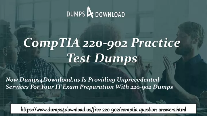 comptia 220 902 practice test dumps