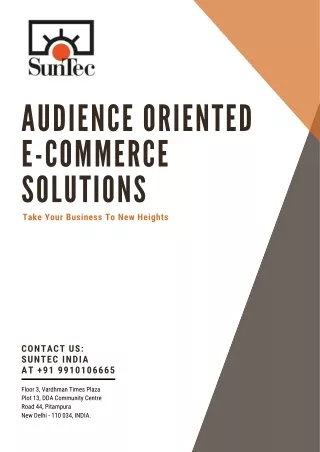 a udience oriented e commerce solutions