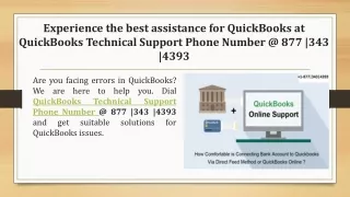 QuickBooks Technical Support Phone Number @ 877|343|4393