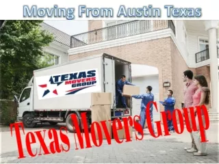 Moving Company Austin Texas