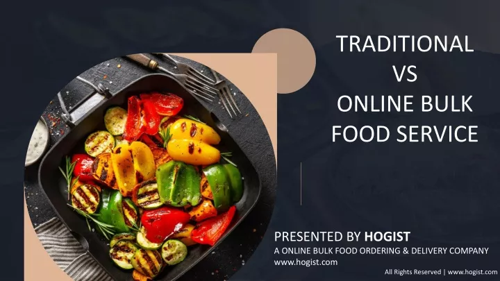 traditional vs online bulk food service