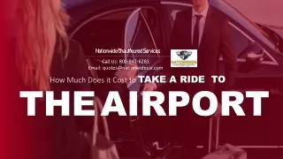 How Much Does it Cost to Take a Ride  to the Airport
