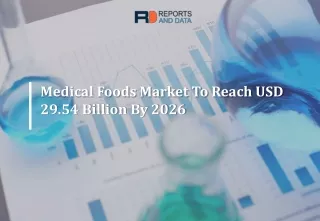 Medical Foods Market Analysis, Top Companies, Growth, Global trends and Forecasts to 2026