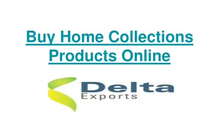 buy home collections products online