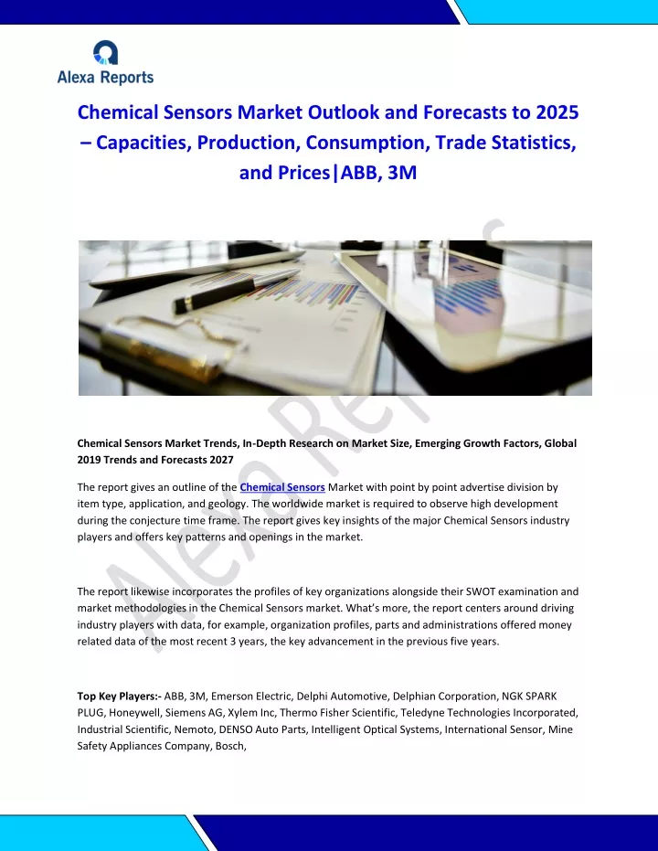 chemical sensors market outlook and forecasts