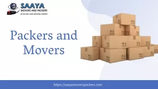 Saaya Movers and Packers Best Office Relocation Service Provider