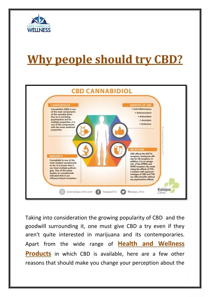 why people should try cbd