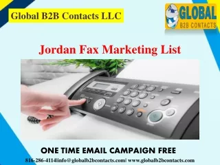 Jordan Fax Marketing List
