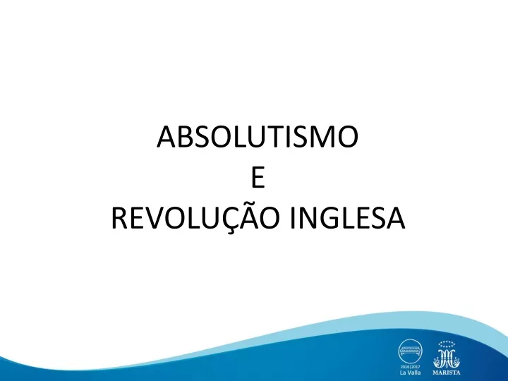 absolutismo e revolu o inglesa