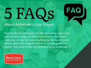 5 FAQs About Alzheimer’s Late Stages