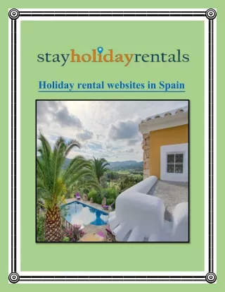 Holiday rental websites in Spain