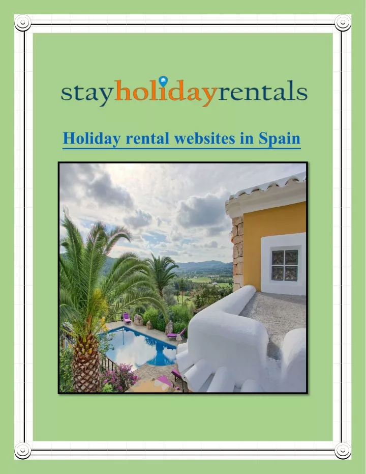 holiday rental websites in spain