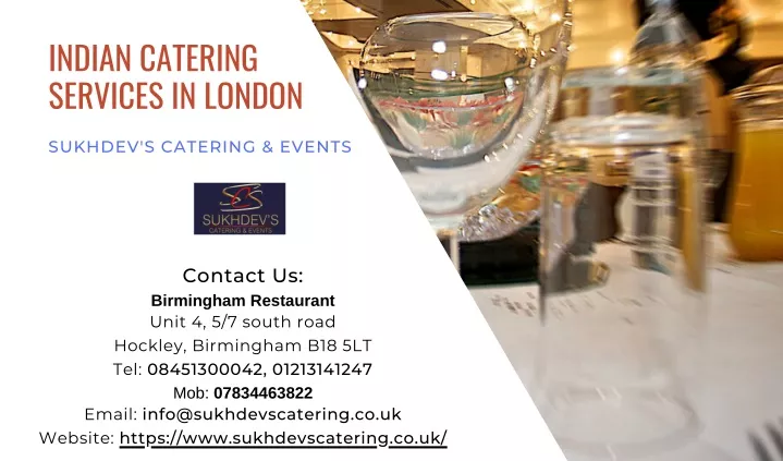 indian catering services in london