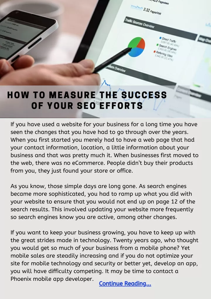 how to measure the success of your seo efforts