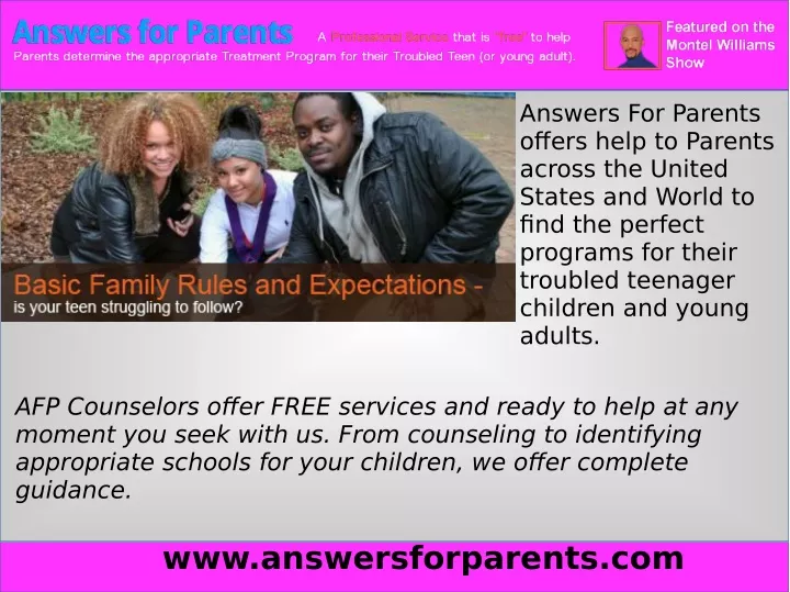 answers for parents offers help to parents across