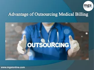 Advantages of Outsourcing Medical Billing